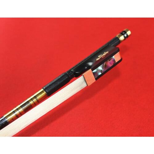 Brand NEW PRO light carbon fiber viola bow copper parts white horse hair viola parts