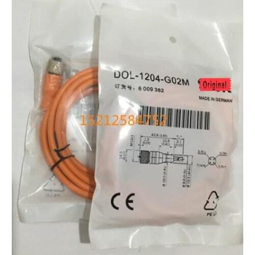 DOL-0804-G02M DOL-0804-W02M DOL-0804-G05M DOL-0804-W05M Cable M8 4 Pins 100% New & Original