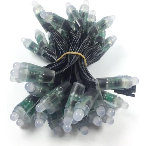 1000pcs 12mm WS2811 Full Color Pixel LED Module Light DC 12V input IP68 waterproof RGB color Digital LED Pixel Light Epistar led