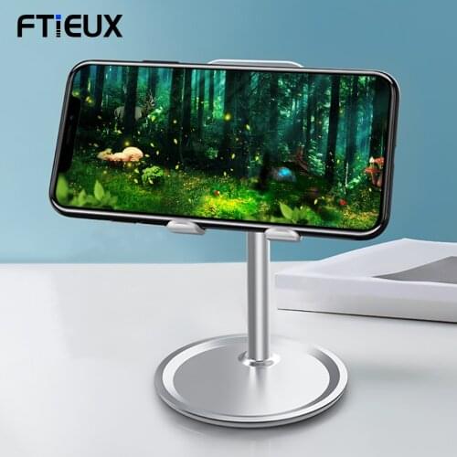Adjustable Desktop Holder Tablet Stand For pad Aluminum Desk Mobile Phone Foldable Holder Stand For iphone Samsung Xiaomi Huawei