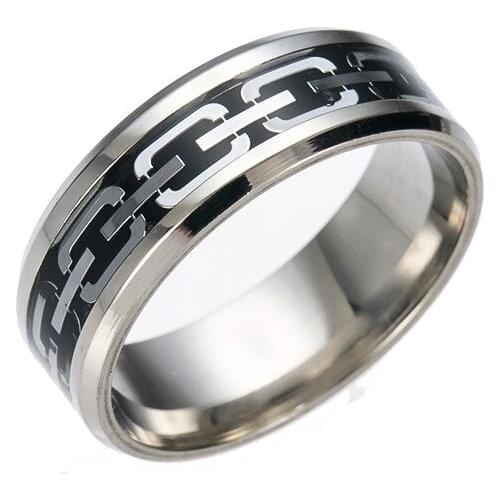 8mm Silver Stainless Steel Jewelry Chain Sticker Inlay Craft Fashion Creative Jewelry