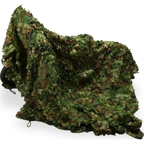 2x 3M Outdoor Hunting Military Jungle Camouflage Net Woodland Army Training Shooting Hide Army Camo Netting Camping Sun Shelter