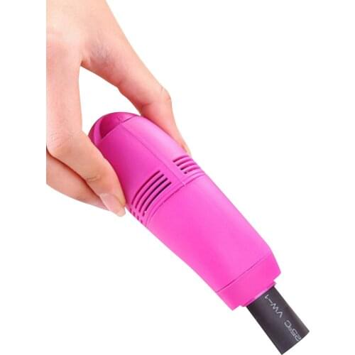USB Mini Computer Keyboard Vacuum Cleaner Dust Cleaning Kit Handheld Keyboard Brush Device For PC Laptop Portable CLH@8