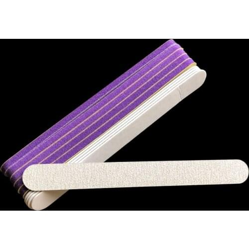 1set(10 pcs) removalble pads durable nail file replacement sanding file pads nail file random colour