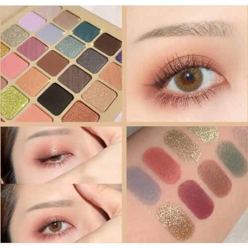 40-Color Matte Eyeshadow Palette Long Lasting Glitter Make Up Shiny and Glttery Tones for a Variety of Makeup Styles