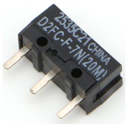 5Pcs 20M Micro Switch D2FC-F-7N For Mouse Replacement Substitute Tested