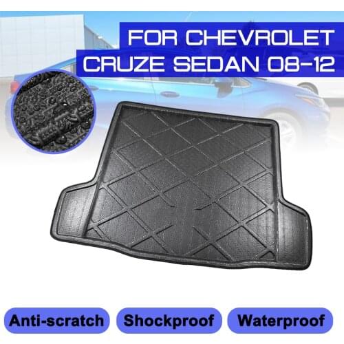 Car Carpet For Chevrolet CRUZE Sedan 2008 2009 2010 2011 2012 Rear Trunk Anti-mud Cover Floor Mat