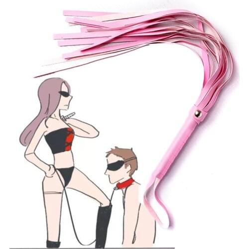 BDSM Spanking Toys Leather Lash Whip for Sex Fetish Slave Bondage Restraints Whips Sex Tools for Women Men Erotic Adult Shop
