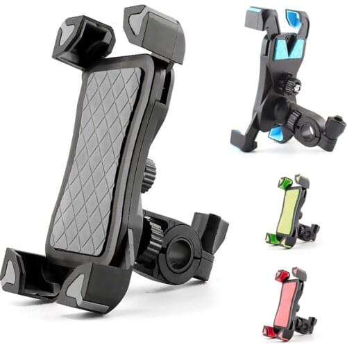 Bicycle Phone Holder Motorcycle Handlebar Cell Phone Mount Strolle Bike Phone Holder Stand for Samsung S10 S9 S8 iPhone X Xiaomi