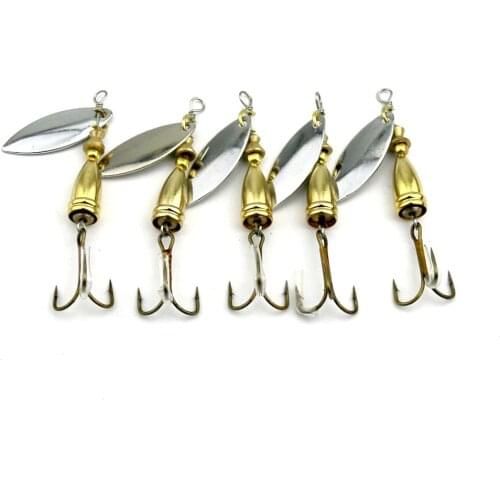 HENGJIA 1pcs Spoon Fishing Lure 6.8cm 7g Hard Fishing Spoon Lure Metal Jigging Lure Baits Spinner bait carp Fishing Tackle