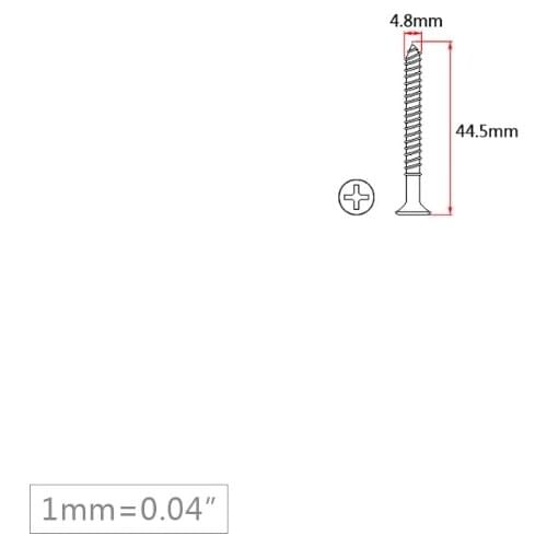 Neck Plate Mounting Screws For Bolt-On Neck Strat Guitar Parts Accessory D5QD