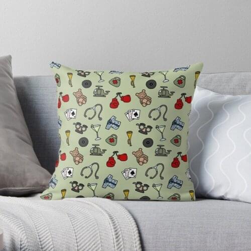 Martinis and Medicine Throw Pillow Cushion Cover Polyester throw pillows case on sofa home living room car seat decor 45x45cm