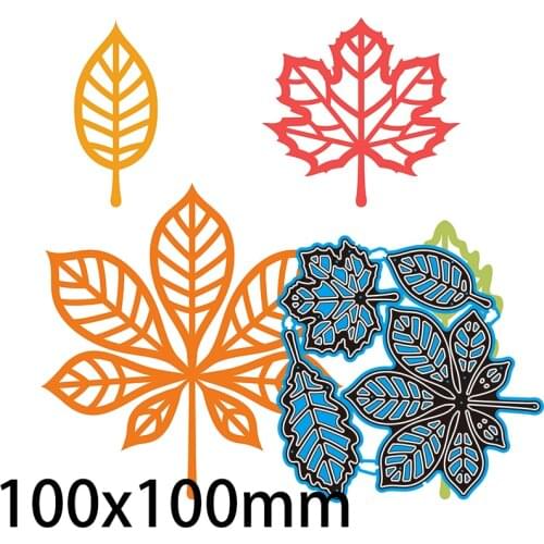 Metal Dies Four Leaves New Stencils DIY Scrap booking Paper Cards Craft Making Craft Decoration 100*100mm