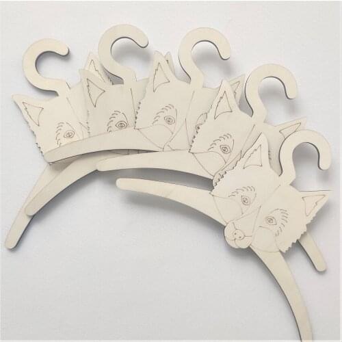 5 pcs set DIY Cute fox /bat cloth hanger for children room creative hanger Swan hanger hanger for kids present