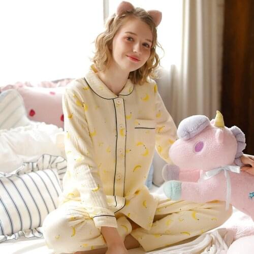 Pregnant WOMENS Nightgown Womens Autumn And Winter Warm Confinement Clothing Autumn Postpartum Lactation Garment