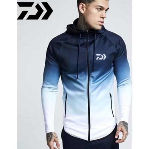 2020 New Daiwa Fishing Hoodie Sweatshirt Men Spring Fishing Jacket Hooded Daiwa Autumn Outdoors Fishing Clothes Cycling Jersey