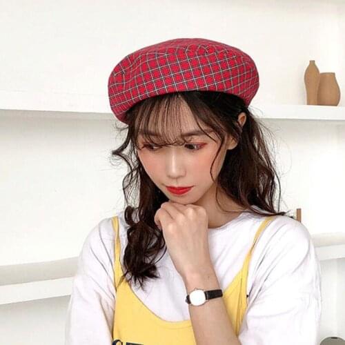 New French Style Solid Casual Vintage Womens Hat Beret Plain Cap Girls Wool Warm Winter Berets Beanie Hats Femme Aldult Caps