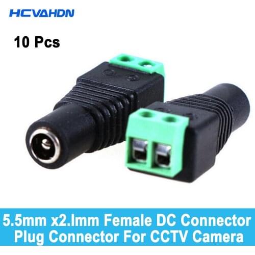 2020 new arrival ,Hot sales 10pcs/lot CCTV Connector BNC DC Power Connector Female USE TO CONNECT CABLE AND CCTV CAMERA