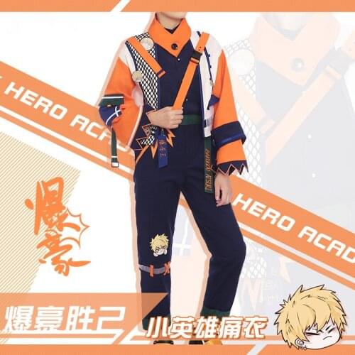 Anime My Hero Academia Bakugou Katsuki Game Cosplay Costume Coat Pants Daily Men Carnival Party Uniform Brand New