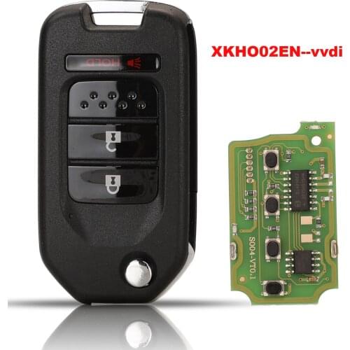 Jingyuqin Xhorse 3 Button 2+1 Buttons Xhorse VVDI Universal Remote Control For Honda Type XKHO02EN