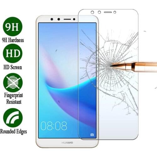 Tempered Glass For Huawei Y6 Prime 2018 5.7" ATU-L31 ATU-L42 Screen Protector 9H 2.5D On Phone Protective Film