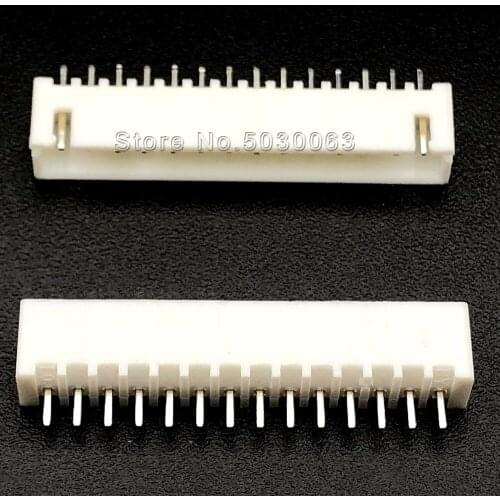 20pcs/lot XH2.54 14P 14pin XH-14A wire Connector XH 2.54mm spacing 180 angle straight pin Header PCB Car