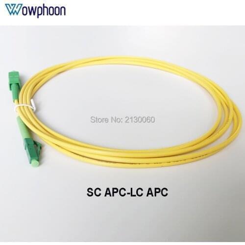 5PCS 9/125 2.0mm LC SC FC ST APC UPC singlemode simplex optical fiber patch cord 3M patchcord