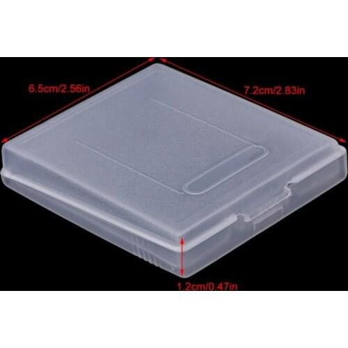 5x Clear Plastic Game Cartridge Case Dust Cover For Nintendo Game Boy Color GBC