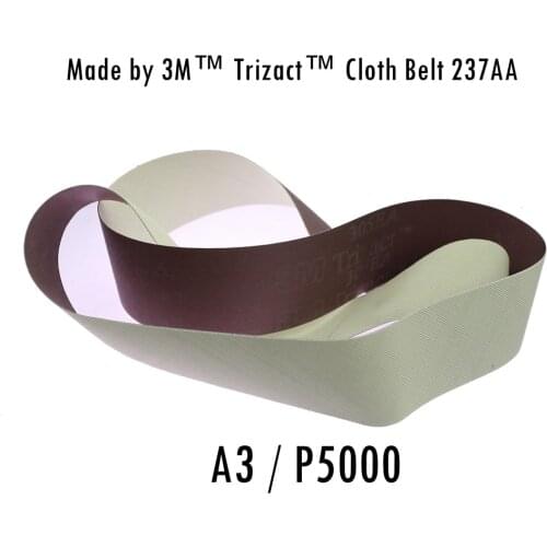 6 pieces 1220x50mm 3M Trizact Sanding Belt 237AA for Stainless Steel Polishing A3 A5 A6 A16 A30 A65