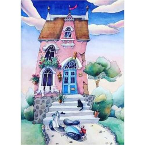 5D DIY Full Round/Square Diamond Painting Cartoon Home 3D Embroidery Cross Stitch Rhinestone Mosaic Home Decor Art Yc1064