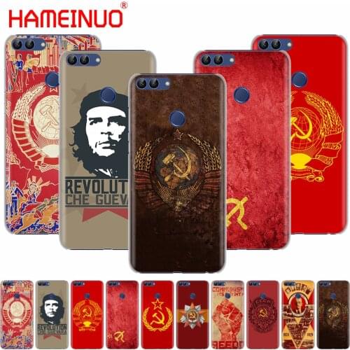 Soviet Union USSR Grunge Flag cell phone Cover Case for huawei Honor 7C Y5 Y625 Y635 Y6 Y7 Y9 2017 2018 Prime PRO