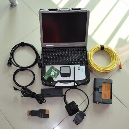 2020 isis for bmw icom a2 b c diagnostic programming tool software expert mode 500gb hdd with laptop toughbook cf-30 cf30