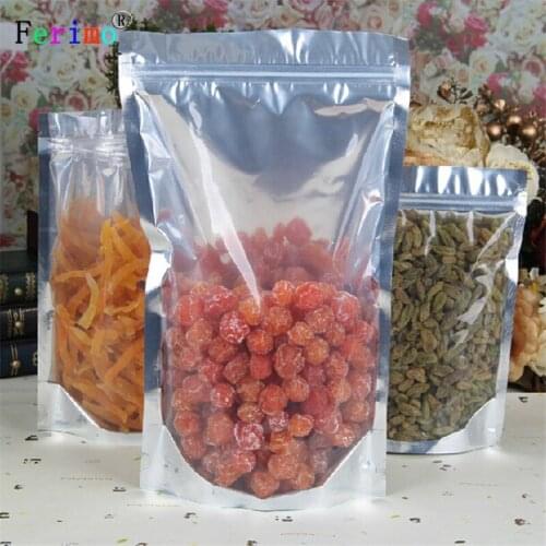 Ferimo 100pcs Aluminium coated packs of Yin and Yang Translucent self-reliance valve bag More leisure candy plastic bags