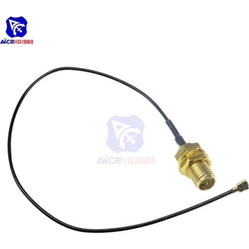 Diymore SMA Female Connector to uFL/u.FL/IPX/IPEX RF Adapter Cable 18cm Length