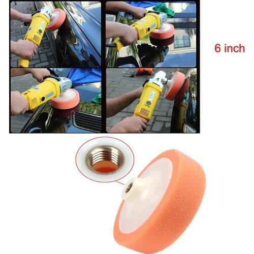 Youwinme 16MM 6 Inch Waxing Sponge For Auto Car Buffing Polishing Pad Ball Compound Wash Cleaning Tool 150mm