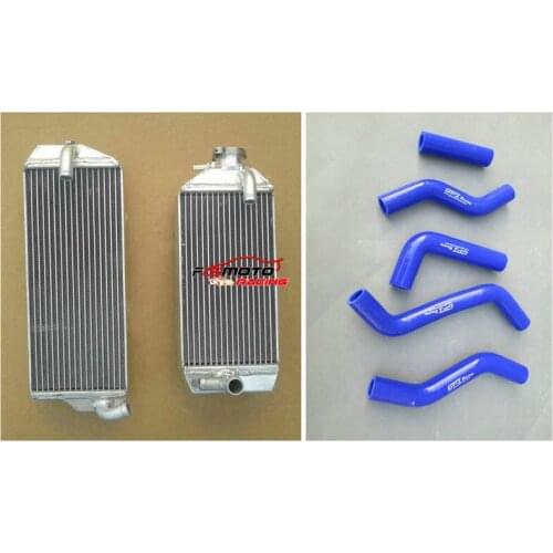 New Aluminum Radiator + Hose For SUZUKI 2007-2009 RMZ250 RMZ 250 2007 2008 2009