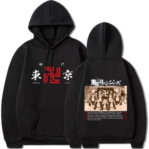 Hot sale Tokyo Revengers Hoodie Comics Manjiro Sano Graphic Hoody Men Loose Oversize Clothing Autumn Casual cosplays Sportswear