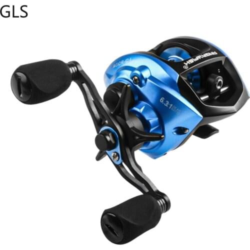 Max Drag 8kg New 7.2:1 Gear Ratio Baitcasting Reel Saltwater/Freshwater 7+1BB High Speed Carp Fishing Wheel