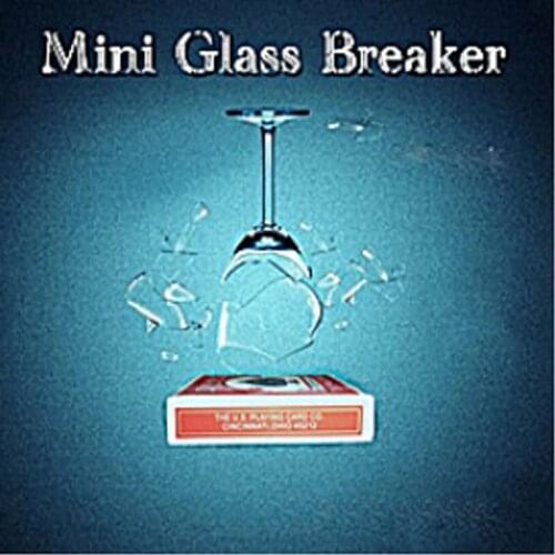 Mini Glass Breaker Magic Tricks Comedy Stage Magia Illusions Gimmick Props Accessories Glass Breaking Magia Device Magicians