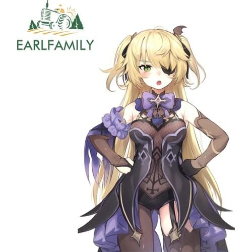 EARLFAMILY 13cm x 9cm for Genshin Impact SEXY Car Sticker Windshield Decal Motorcycle Laptop Waterproof Decals Occlusion Scratch