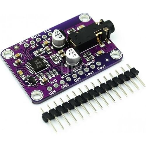 LTRIG Custom 1PCSCJMCU-1334 DAC Module CJMCU-1334 UDA1334A I2S DAC Audio Stereo Decoder Module Board For Arduino 3.3V - 5V