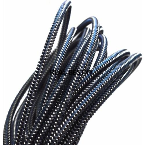 5m/lot approx 6mm plastic cord with stainless steel threads fish wire cords for bracelets for jewelry making braided braided