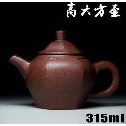 Authentic Yixing Zisha masters handmade teapot ore sand and mud pots six adjustable high wholesale crafts 379