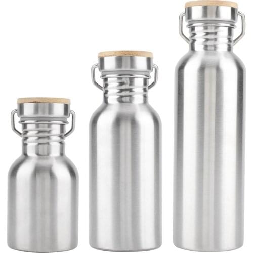 Portable Stainless Steel Outdoor Portable Water Cup Drink Water Bottle Cup Outdoor Travel Sport Mug Drinking Bottle
