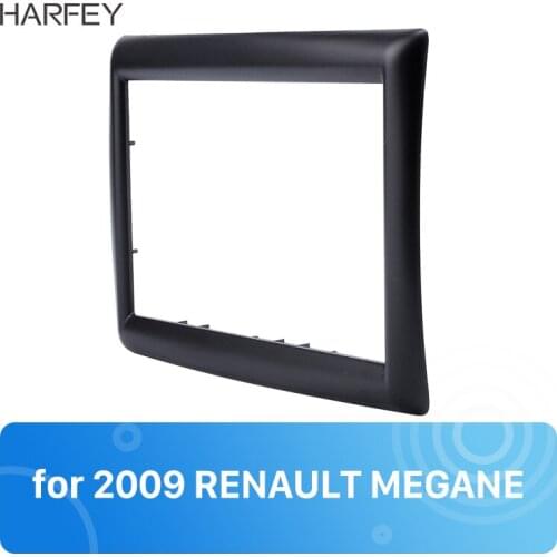 Harfey 173*98 mm 2 DIN Car Radio Trim Frame Fascia For 2009 RENAULT MEGANE Audio Fitting Adaptor auto stereo installation Bezel