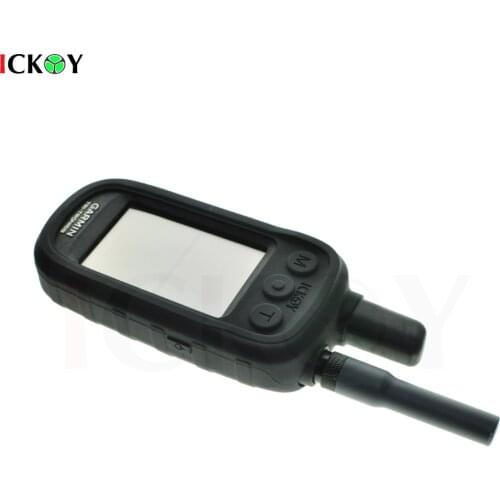 SMA-Male 136-174 MHz Short Soft Antenna + Silicone Protect Case Skin for Handhel GPS Garmin Alpha 100 Alpha100 Accessories