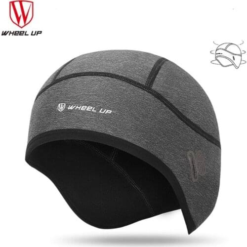 Wheelup Winter Cycling Cap Windproof Thermal Fleece Cap Cycling Helmet Running Skiing Riding Motorcycle caps Outdoor Headwear