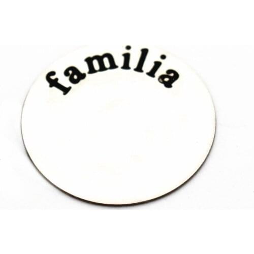 Newest 10pcs/lot Stainless steel 22mm large silver Familia window plate floating plate for 30mm floating locket Glass locket