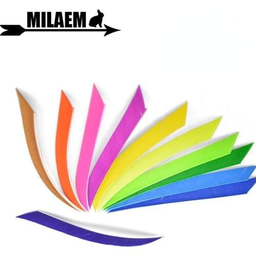 100pcs 5 inch Archery Turkey Feather Right Wing Feather For Carbon Wooden Bamboo Arrow Fletching Hunting Arrow Accessory