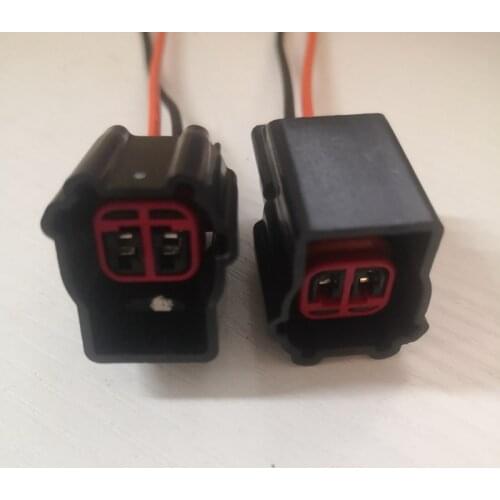 2 Pin/Way Washer Fluid Auto Air temp Sensors Connector Plug Wire Cable Pigtail EPC E-4995 For DODGE Ford 3U2Z-14S411-EKB